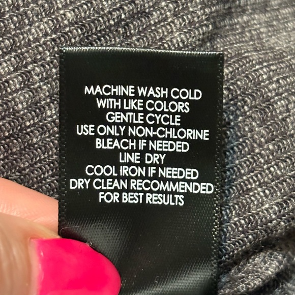 Torrid Charcoal Mini Rib Knit Fit And Flare Dress - Picture 5 of 13